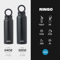 Ringo drinkfles met MagSafe-ring als telefoonhouder 700 ml zwart - thumbnail