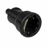 PVC contrastekker met randaarde zwart ABL - thumbnail