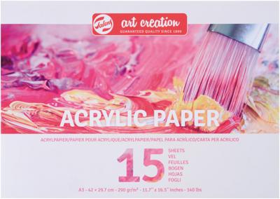 Talens Art Creation acrylpapier, 290 g, ft A3, blok van 15 vel