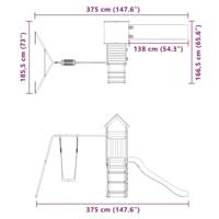 Speelhuis massief douglashout - thumbnail