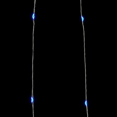 Lichtsnoer met 400 microLED's blauw 8 functies 40 m