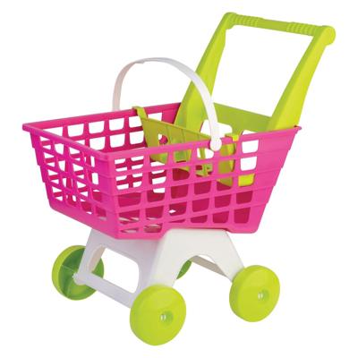 Androni Winkelwagen roze/groen
