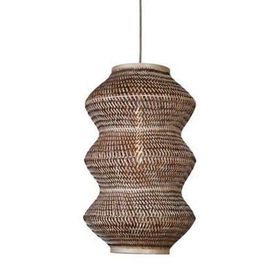 GOOD&MOJO Hanglamp 'Barbados' Bamboe, 3-lamps, kleur Naturel/Bruin