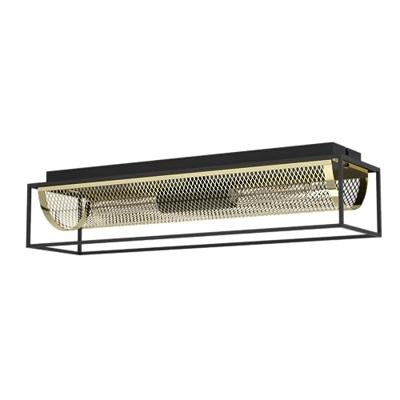Eglo Landelijke plafondlampNohales zwart met goud - 43787