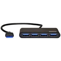 PORT Designs 900121 900121 USB-hub 4 poorten USB-A USB 3.0 5 GBit/s Zwart - thumbnail