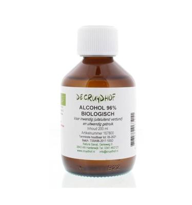 Cruydhof Alcohol 96% inwendig en uitwendig bio 200 Milliliter Cruydhof Alcohol 96% inwendig en uitwendig bio 200 Milliliter