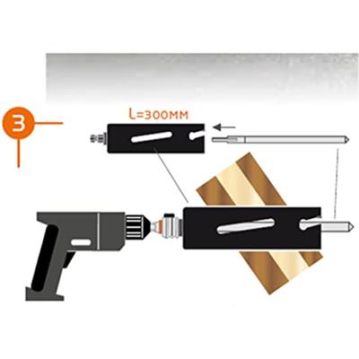 Gatzaag 210mm 300mm diep Mandrex SuperXcut TCT met Quick Adapter