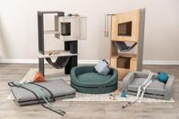 Trixie Cat Tower CityStyle krabpaal bruin/grijs 1 stuk - thumbnail