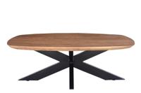 Livingfurn Salontafel 'Jesper' Mangohout, 120 x 75cm, kleur Naturel - thumbnail