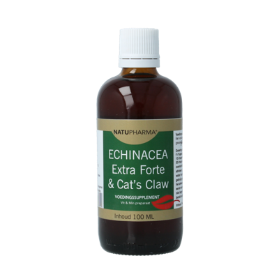 Natupharma Echinacea & cat's claw extra forte 100 Milliliter Natupharma Echinacea & cat's claw extra forte 100 Milliliter