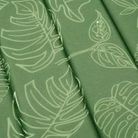 Ligbedkussen bladpatroon oxford stof - thumbnail