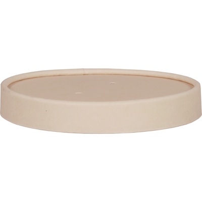 Depa Deksel | soepbeker | Bamboepapier + PE | rond | Ø97mm | naturel | 500 stuks