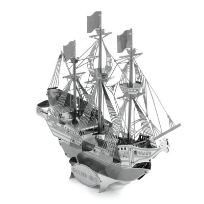 Metal Earth schip Golden Hind 3D modelbouwset
