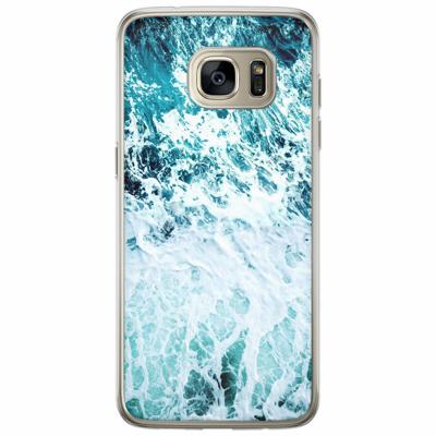 Samsung Galaxy S7 Edge siliconen hoesje - Oceaan