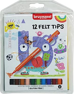 Bruynzeel kids viltstiften, 12st.