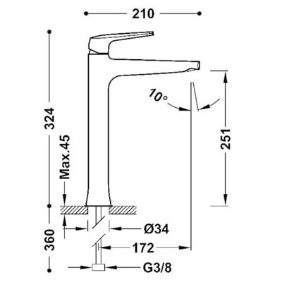 Keralit Verbindingstuk Bruingrijs (2818) (Sponningdeel 190)