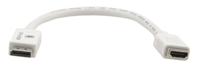 DisplayPort naar HDMI Kabel Kramer DP - HDMI 0.3m Wit 30 cm 300 cm - thumbnail