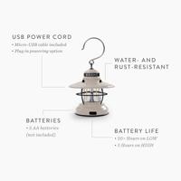 Barebones Mini Edison - 2Aa/Usb Vintage White - thumbnail