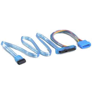 Akasa AK-CB059 Blauw UV enkele SAS-kabel