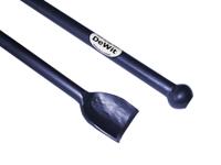 De Wit Stootijzer 1200 x 28mm ronde bek en knop dewit - thumbnail