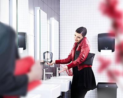 Afvalbak katrin open inworp 50 liter zwart | 2 stuks