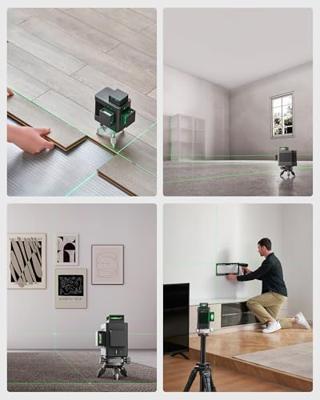 HOTO QWFGJ002 Kruislijnlaser Groene laser Reikwijdte (max.): 30 m HOTO QWFGJ002 Kruislijnlaser Groene laser Reikwijdte (max.): 30 m