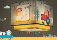 Dalber Kinderkamer wandlampMy Farm geel met wit - 63409 - thumbnail