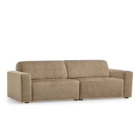 2,5-Zitsbank Brooklyn Beige Stof - thumbnail