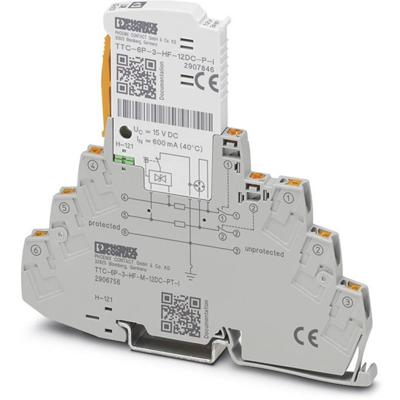 Phoenix Contact 2906756 TTC-6P-3-HF-M-12DC-PT-I Overspanningsveilige afleider 1 stuk(s) Phoenix Contact 2906756 TTC-6P-3-HF-M-12DC-PT-I Overspanningsveilige afleider 1 stuk(s)