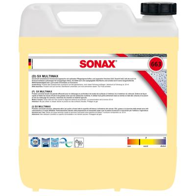 Sonax autowax Multi SX 10 liter geel