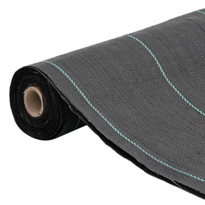 Worteldoek 0,5x50 m polypropeen zwart - thumbnail