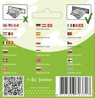 Ecosavers Brievenbusborstel - zwart - thumbnail