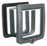 TRIXIE 4-WEG KATTENLUIK MET TUNNEL GRIJS 28X24 CM - thumbnail