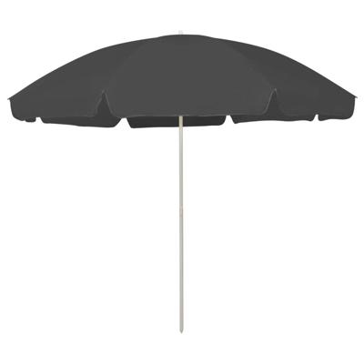 Strandparasol 300 cm antracietkleurig