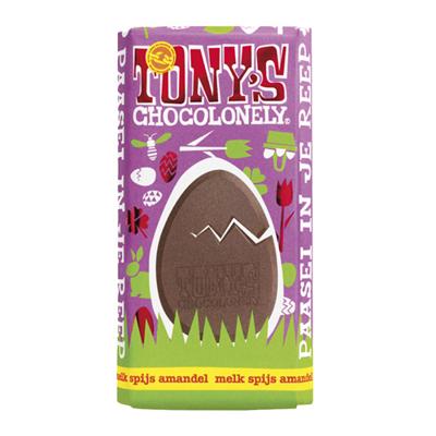 Tony&apos;s Chocolonely - Paasreep Melk met Spijs en Nootjes - 180g