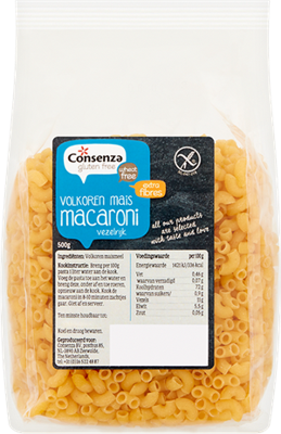 Consenza Volkoren Maïs Macaroni