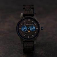 Houten Horloge Indigo - thumbnail