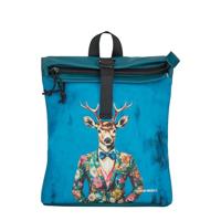Mart Art Los Angeles Dressed Deer Rolltop Backpack Mini - thumbnail
