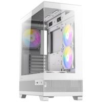 Antec cx700 elite rgb midi tower behuizing (wit | 2x usb-a | tempered glass) - thumbnail