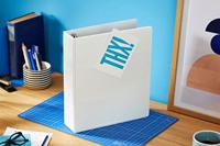 Esselte personaliseerbare ringmap, rug van 7,7 cm, 4 D-ringen van 50 mm, wit - thumbnail