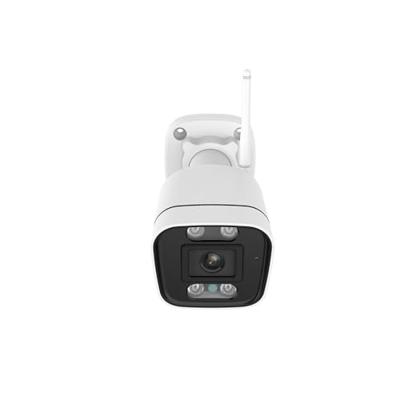 Foscam V5P 5MP Dual-Band WLAN bewakingscamera met geïntegreerde koplamp en een alarmsirene (wit)