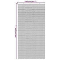 Insectengordijn bamboe print 100x200 cm bamboe - thumbnail