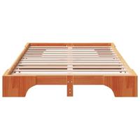 Bedframe Wasbruin 140 x 190 cm Massief grenenhout - thumbnail