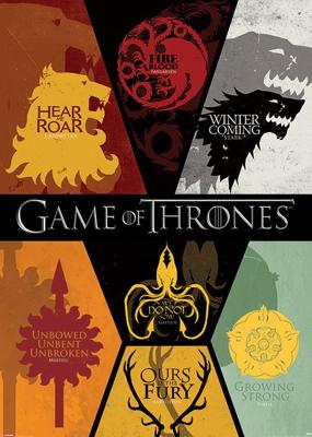 Game Of Thrones Sigils Poster 100x140cm