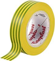 Coroplast 302 302-25-GN Isolatietape Groen, Geel (l x b) 25 m x 15 mm 1 stuk(s) - thumbnail