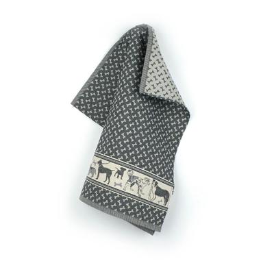 Bunzlau Castle Bunzlau Castle keukendoek Dog black 53x60