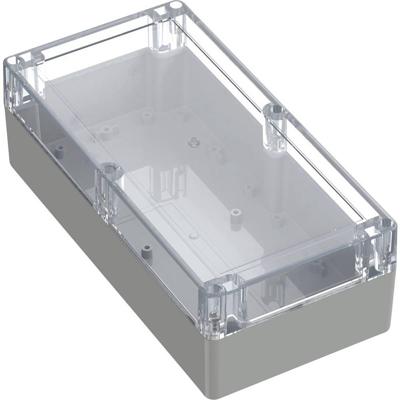 TRU COMPONENTS 6U07241208437 TC-13865180 Industriële behuizing 240.2 x 120.1 x 75.1 ABS-PC Lichtgrijs, Transparant 1 stuk(s)