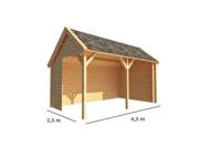 Overkapping Michelle-Mayra 450 cm bij 250 cm diep kapschuurdak Warentuin Collection - Warentuin collection - thumbnail