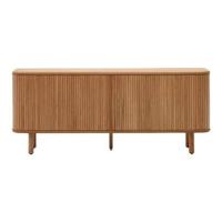 Kave Home Mailen dressoir 180x75 cm fineer essen - thumbnail