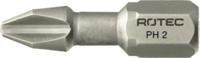Rotec PRO Insertbit PH 2 L=25mm C 6,3 Torsion BASIC - 10 stuks - 8010002 - thumbnail